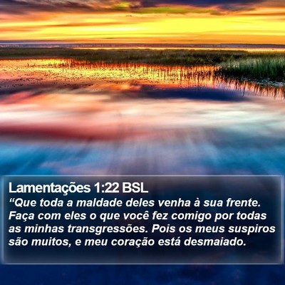 Lamentações 1:22 BSL Bible Verse Image