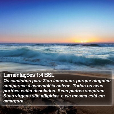 Lamentações 1:4 BSL Bible Verse Image