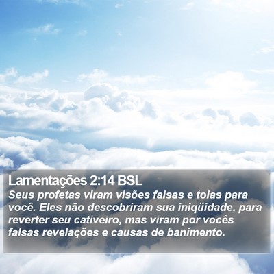 Lamentações 2:14 BSL Bible Verse Image