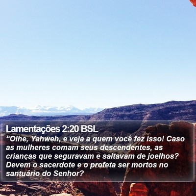 Lamentações 2:20 BSL Bible Verse Image