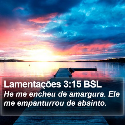 Lamentações 3:15 BSL Bible Verse Image