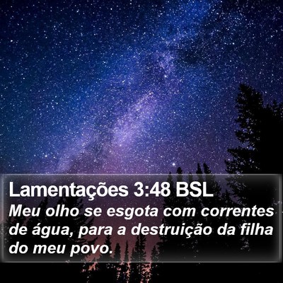 Lamentações 3:48 BSL Bible Verse Image