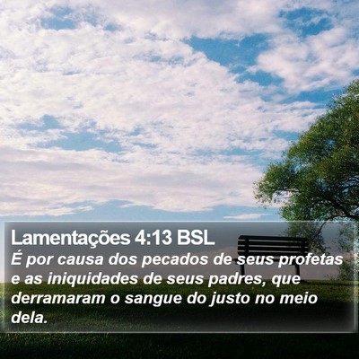 Lamentações 4:13 BSL Bible Verse Image