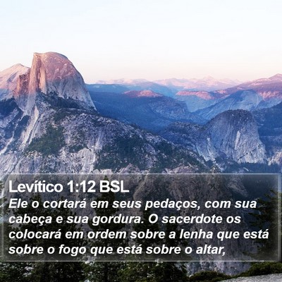 Levítico 1:12 BSL Bible Verse Image