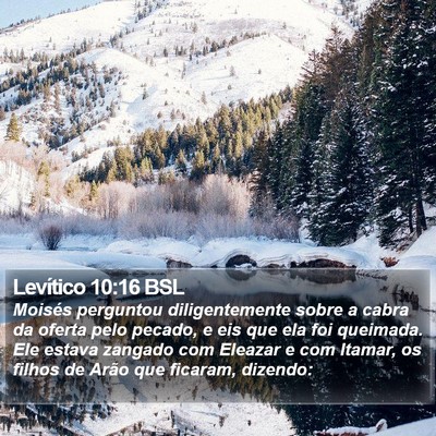 Levítico 10:16 BSL Bible Verse Image