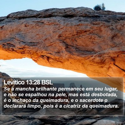Levítico 13:28 BSL Bible Verse Image