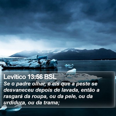 Levítico 13:56 BSL Bible Verse Image