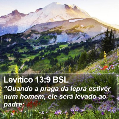 Levítico 13:9 BSL Bible Verse Image