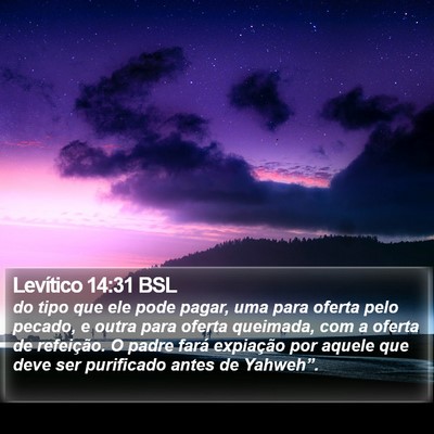 Levítico 14:31 BSL Bible Verse Image