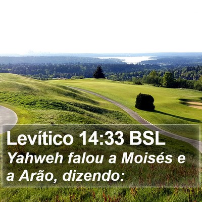 Levítico 14:33 BSL Bible Verse Image