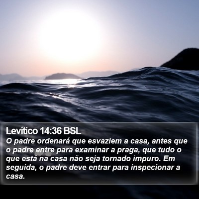 Levítico 14:36 BSL Bible Verse Image