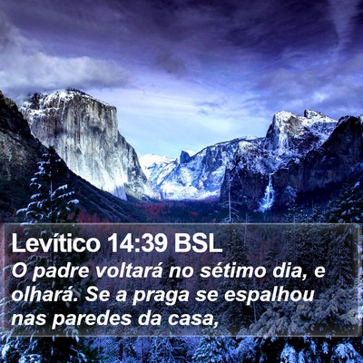 Levítico 14:39 BSL Bible Verse Image