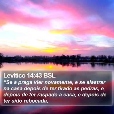 Levítico 14:43 BSL Bible Verse Image