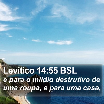 Levítico 14:55 BSL Bible Verse Image