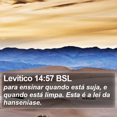 Levítico 14:57 BSL Bible Verse Image