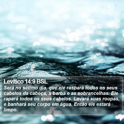 Levítico 14:9 BSL Bible Verse Image
