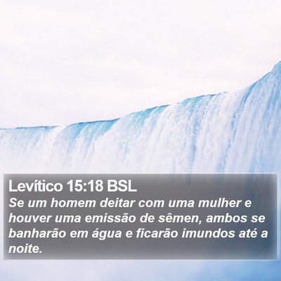 Levítico 15:18 BSL Bible Verse Image