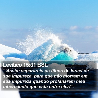 Levítico 15:31 BSL Bible Verse Image