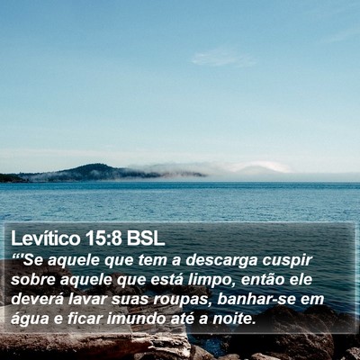 Levítico 15:8 BSL Bible Verse Image