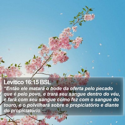 Levítico 16:15 BSL Bible Verse Image