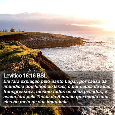 Levítico 16:16 BSL Bible Verse Image