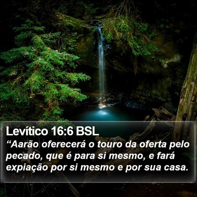 Levítico 16:6 BSL Bible Verse Image