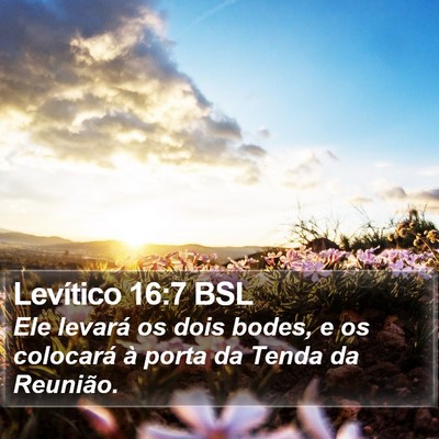 Levítico 16:7 BSL Bible Verse Image