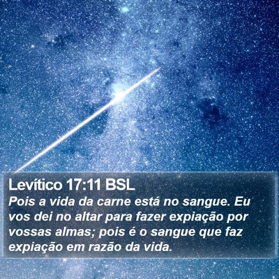 Levítico 17:11 BSL Bible Verse Image