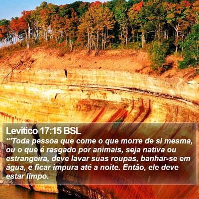 Levítico 17:15 BSL Bible Verse Image