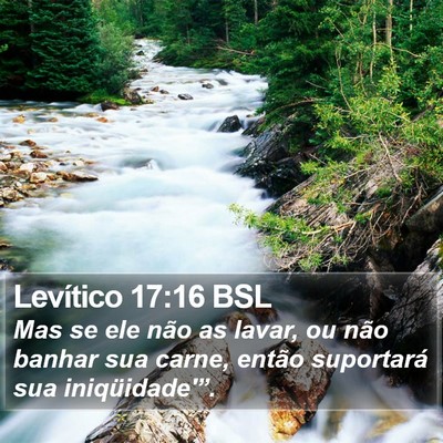 Levítico 17:16 BSL Bible Verse Image