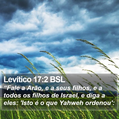 Levítico 17:2 BSL Bible Verse Image
