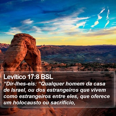 Levítico 17:8 BSL Bible Verse Image