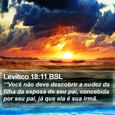 Levítico 18:11 BSL Bible Verse Image