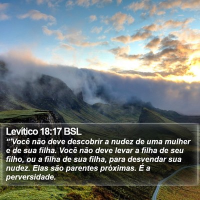 Levítico 18:17 BSL Bible Verse Image