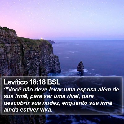 Levítico 18:18 BSL Bible Verse Image