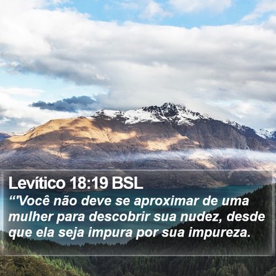 Levítico 18:19 BSL Bible Verse Image