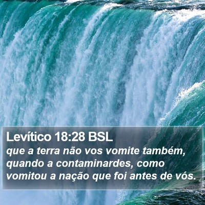 Levítico 18:28 BSL Bible Verse Image