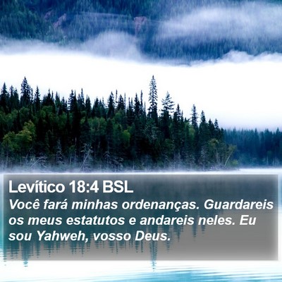 Levítico 18:4 BSL Bible Verse Image