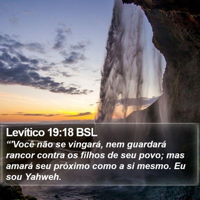 Levítico 19:18 BSL Bible Verse Image