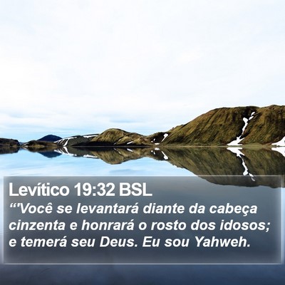 Levítico 19:32 BSL Bible Verse Image