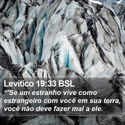 Levítico 19:33 BSL Bible Verse Image