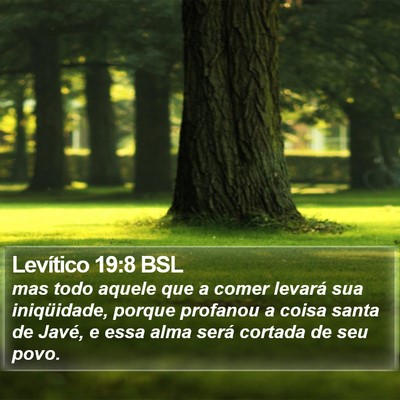 Levítico 19:8 BSL Bible Verse Image