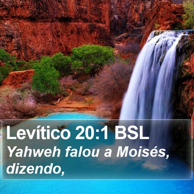 Levítico 20:1 BSL Bible Verse Image