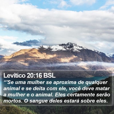 Levítico 20:16 BSL Bible Verse Image