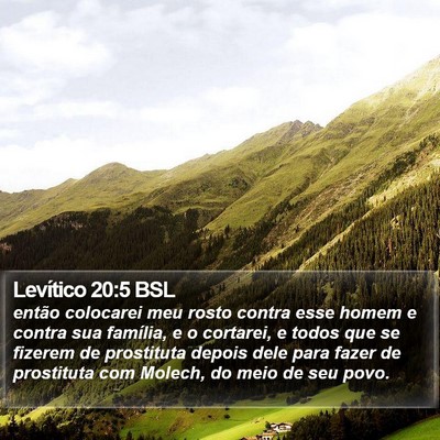 Levítico 20:5 BSL Bible Verse Image