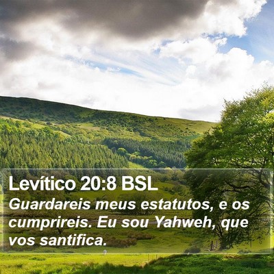 Levítico 20:8 BSL Bible Verse Image