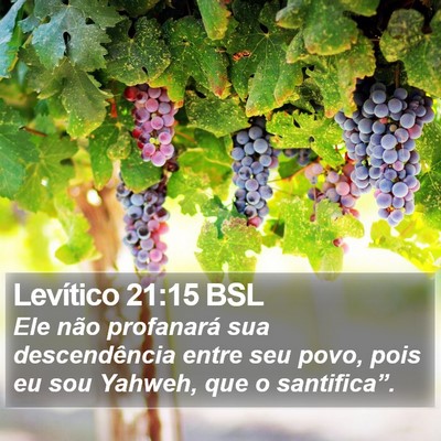 Levítico 21:15 BSL Bible Verse Image