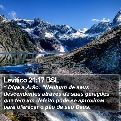 Levítico 21:17 BSL Bible Verse Image