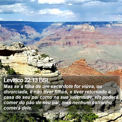 Levítico 22:13 BSL Bible Verse Image