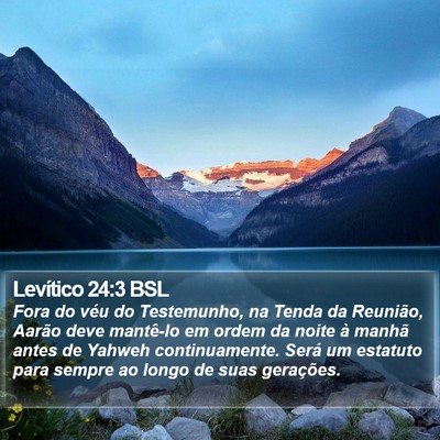 Levítico 24:3 BSL Bible Verse Image
